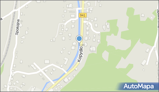 Jaz stały, Kopydło941 60, Wisła 43-460 - Śluza, Jaz