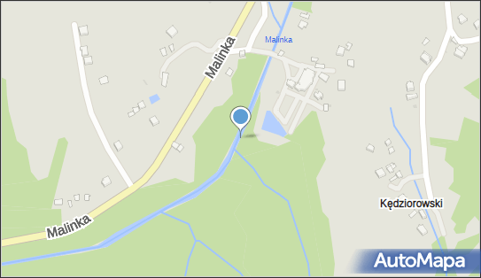 Jaz stały, Malinka, Wisła 43-460 - Śluza, Jaz