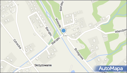 Jaz stały, Brzegowa 64, Brenna 43-438 - Śluza, Jaz