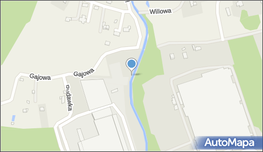 Jaz stały, Gajowa, Międzyrzecze Górne 43-392 - Śluza, Jaz