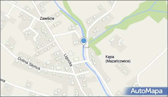 Jaz stały, Mazańcowice 3, Mazańcowice 43-391 - Śluza, Jaz