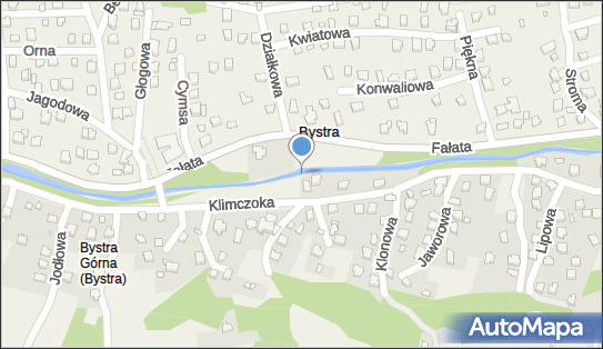Jaz stały, Klimczoka 114, Bystra 43-360 - Śluza, Jaz