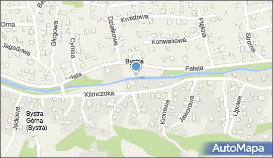 Jaz stały, Klimczoka 114, Bystra 43-360 - Śluza, Jaz