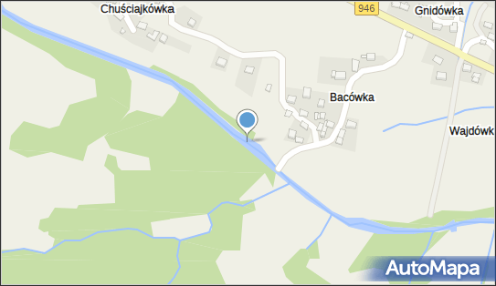 Jaz stały, Kuków, Kuków 34-206 - Śluza, Jaz