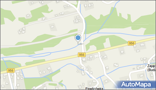 Jaz stały, Budzów, Budzów 34-211 - Śluza, Jaz