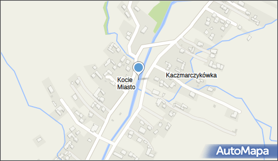 Jaz stały, Kocie Miasto - Śluza, Jaz