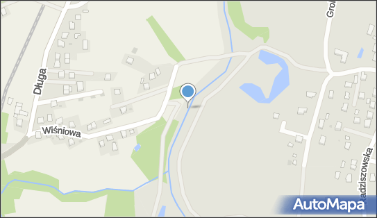 Jaz stały, Rzozów, Rzozów 32-052 - Śluza, Jaz