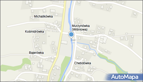 Jaz stały, Wiśniowa 562, Wiśniowa 32-412 - Śluza, Jaz
