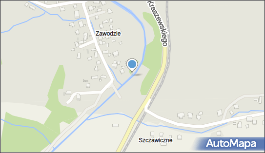 Jaz stały, Zawodzie 15, Krynica-Zdrój 33-380 - Śluza, Jaz