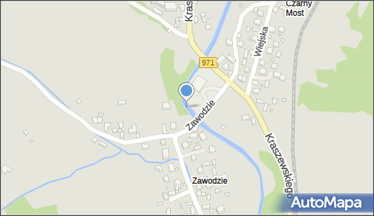Jaz stały, Zawodzie 46, Krynica-Zdrój 33-380 - Śluza, Jaz