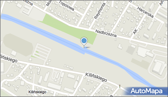 Jaz stały, Nadbrzeżna, Nowy Sącz 33-300 - Śluza, Jaz