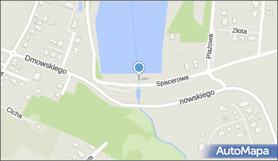 Zapora, Spacerowa, Środa Wielkopolska 63-000 - Śluza, Jaz