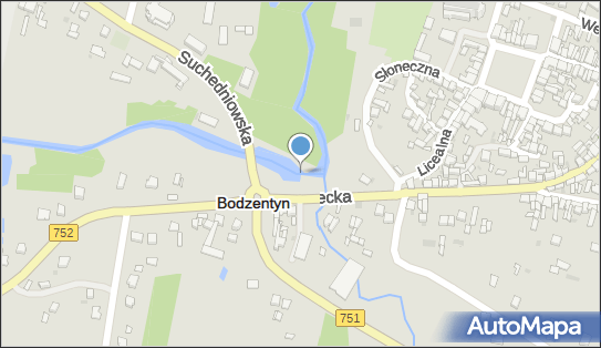 Zapora, Kielecka752, Bodzentyn 26-010 - Śluza, Jaz