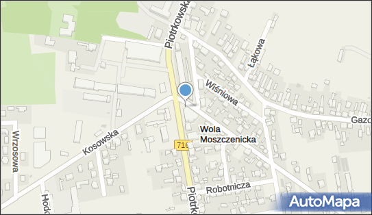 Solarium, DW 716, Proszeńska, Wola Moszczenicka - Solarium