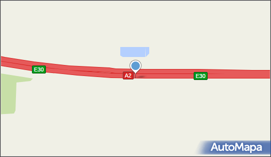 028 SW, A2, E30, Bielice 66-234 - SOS - Telefon