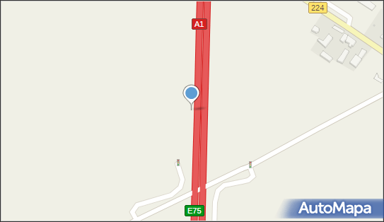 Telefon SOS, A1, Lubiszewo Tczewskie - SOS - Telefon