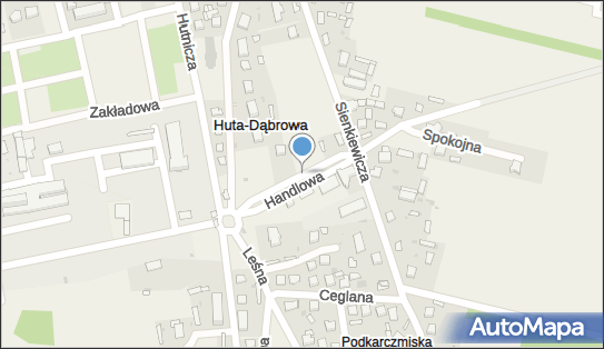 Sklep spożywczy, Handlowa 7, Huta-Dąbrowa 21-470 - Spożywczy, Przemysłowy - Sklep