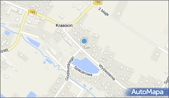 Spożywczo-monopolowy, Wyzwolenia 12, Krasocin - Spożywczy, Przemysłowy - Sklep
