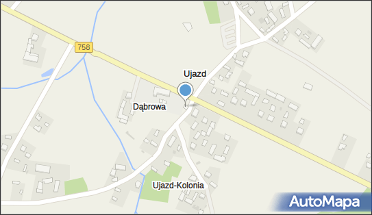 Spożywczy, Przemysłowy - Sklep, DW 758, Ujazd - Spożywczy, Przemysłowy - Sklep