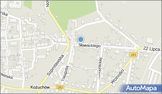 Spożywczy, Przemysłowy - Sklep, Juliusza Słowackiego 4, Kożuchów - Spożywczy, Przemysłowy - Sklep