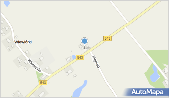 Spożywczy, Przemysłowy - Sklep, DW 543, Wiewiórki - Spożywczy, Przemysłowy - Sklep