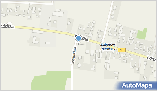 Spożywczy, Przemysłowy - Sklep, DW 713, Tomaszów Mazowiecki - Spożywczy, Przemysłowy - Sklep