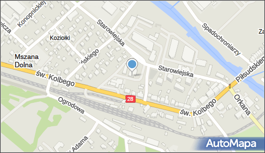 KLI/002/P, św. Maksymiliana Marii Kolbego28968 22C, Mszana Dolna 34-730 - Stacja Kontroli Pojazdów