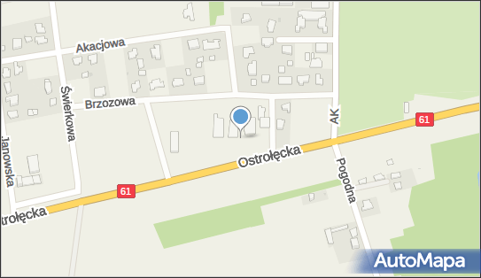 OSKP, DK 61, Łomża - Stacja Kontroli Pojazdów