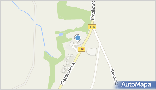 Stacja paliw, DW 416, Pietna - Stacja paliw