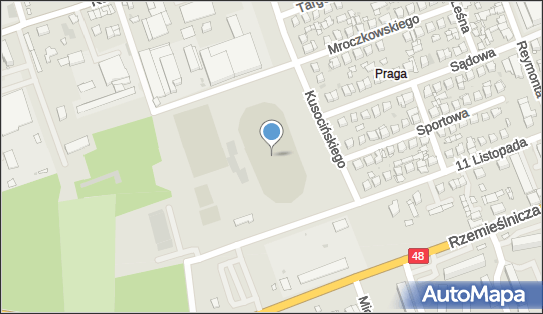 Pilica Białobrzegi, 11 Listopada 57, Białobrzegi - Stadion