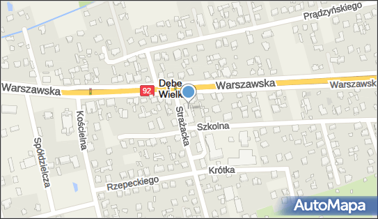 Ochotnicza Straż Pożarna w Dębem Wielkim, Strażacka 1 05-311 - Straż Pożarna, numer telefonu
