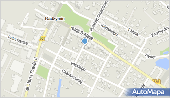 Ochotnicza Straż Pożarna w Radzyminie, Konstytucji 3 Maja 8a 05-250 - Straż Pożarna, numer telefonu