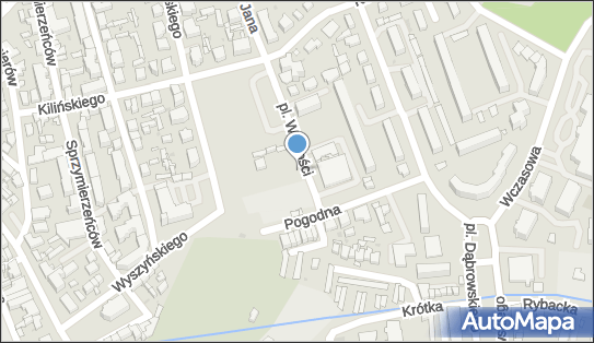7 miejsc, Plac Wolności, Ustka - Strefa płatnego parkowania