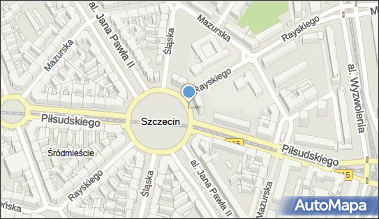 SPP - Podstrefa A, DW115, Plac Grunwaldzki, Szczecin - Strefa płatnego parkowania, godziny otwarcia