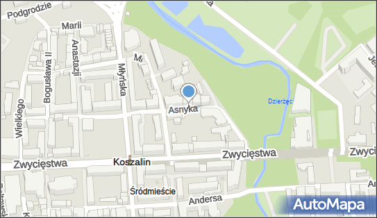 Strefa płatnego parkowania, Asnyka Adama, Koszalin 75-003 - Strefa płatnego parkowania, godziny otwarcia