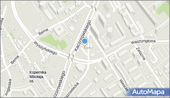 Strefa płatnego parkowania, Chełmska, Białystok 15-372 - Strefa płatnego parkowania