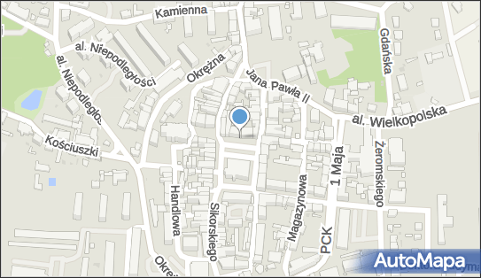 Strefa płatnego parkowania, Plac Ratuszowy, Sulechów - Strefa płatnego parkowania