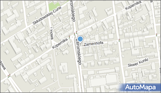 Strefa płatnego parkowania, Zamenhofa Ludwika, dr. 38, Łódź 90-547 - Strefa płatnego parkowania