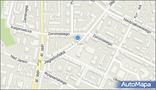 Strefa płatnego parkowania, Jagiellońska 11, Olsztyn 10-271 - Strefa płatnego parkowania