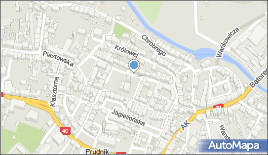 Strefa płatnego parkowania, Rynek, Prudnik 48-200 - Strefa płatnego parkowania