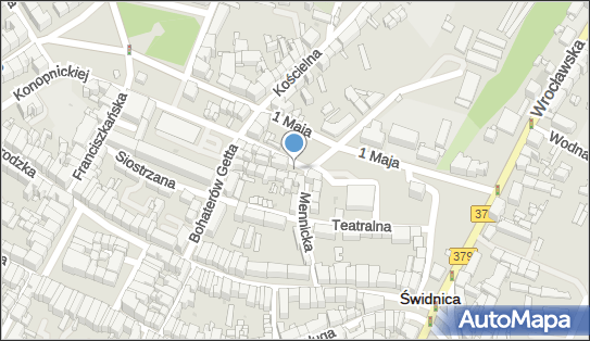 Strefa płatnego parkowania, Przechodnia, Świdnica 58-100 - Strefa płatnego parkowania