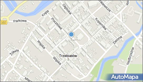 Strefa płatnego parkowania, Rynek 19, Trzebiatów 72-320 - Strefa płatnego parkowania