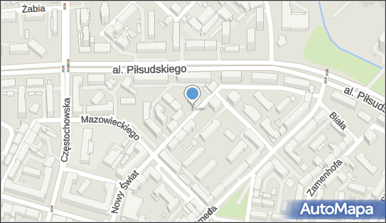 Strefa płatnego parkowania, Nowy Świat, Białystok 15-453 - Strefa płatnego parkowania