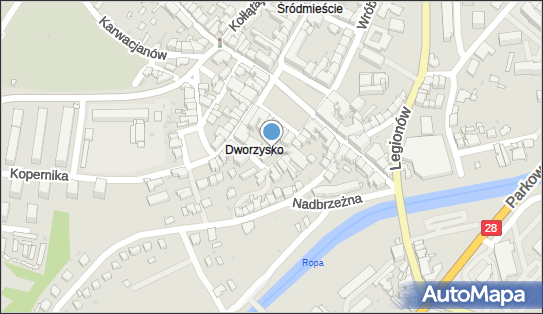 Strefa płatnego parkowania, Cicha 2, Gorlice 38-300 - Strefa płatnego parkowania
