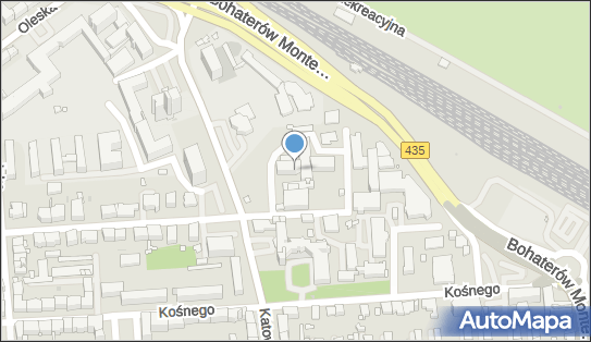 Wojewódzki Oddział Pulmonologiczny, Katowicka 66, Opole - Szpital