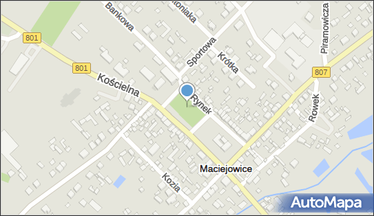 Targowisko, Rynek801 36, Maciejowice 08-480 - Targowisko
