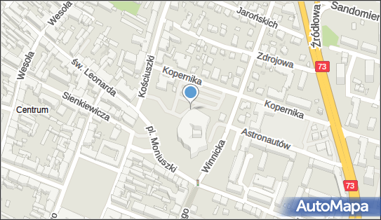 Postój Taxi, Plac Stanisława Moniuszki, Kielce - Taxi - Postój