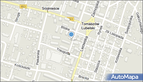 Postój Taxi, Andersa Władysława, gen., Tomaszów Lubelski 22-600 - Taxi - Postój
