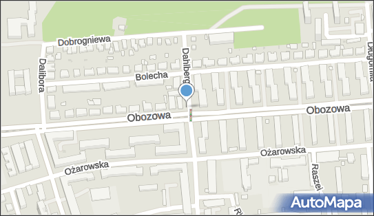 Postój Taxi, Dahlbergha Erika, Warszawa 01-419, 01-437, 01-438 - Taxi - Postój