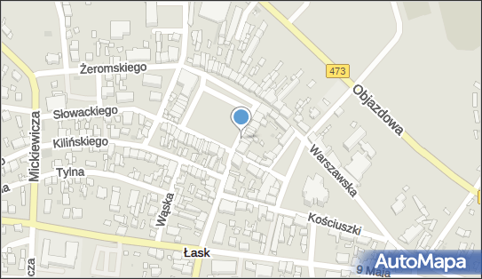 Postój Taxi, Plac 11 Listopada 6, Łask 98-100 - Taxi - Postój